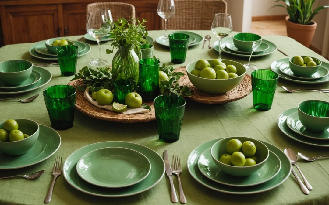 Vaisselle verte : faites un festin éco-responsable sans compromis sur le style